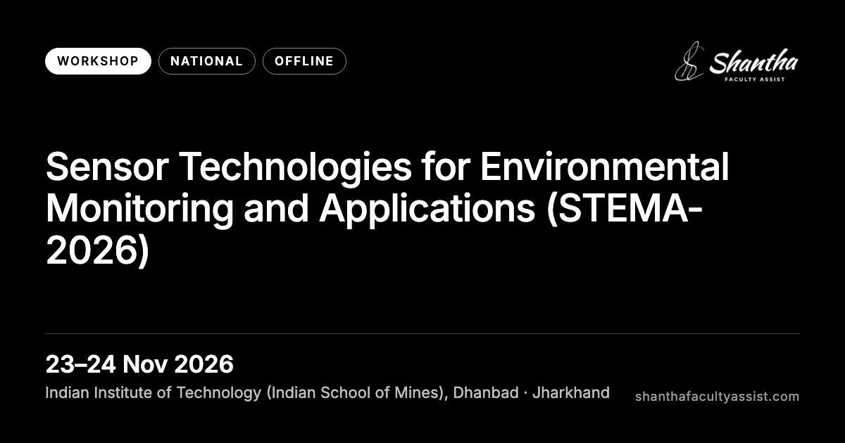 STEMA-2026, Indian Institute of Technology (Nov 2026)